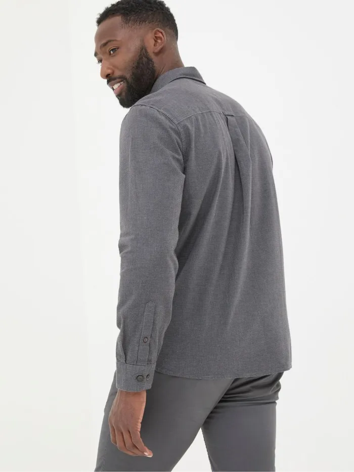 Fat Face Shirts Dark Grey Tadlow Puppytooth Shirt 8211 Men