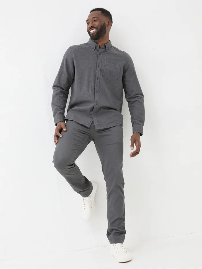 Fat Face Shirts Dark Grey Tadlow Puppytooth Shirt 8211 Men