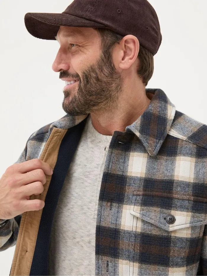 Fat Face Shirts Milton Dark Brown Check Overshirt 8211 Men