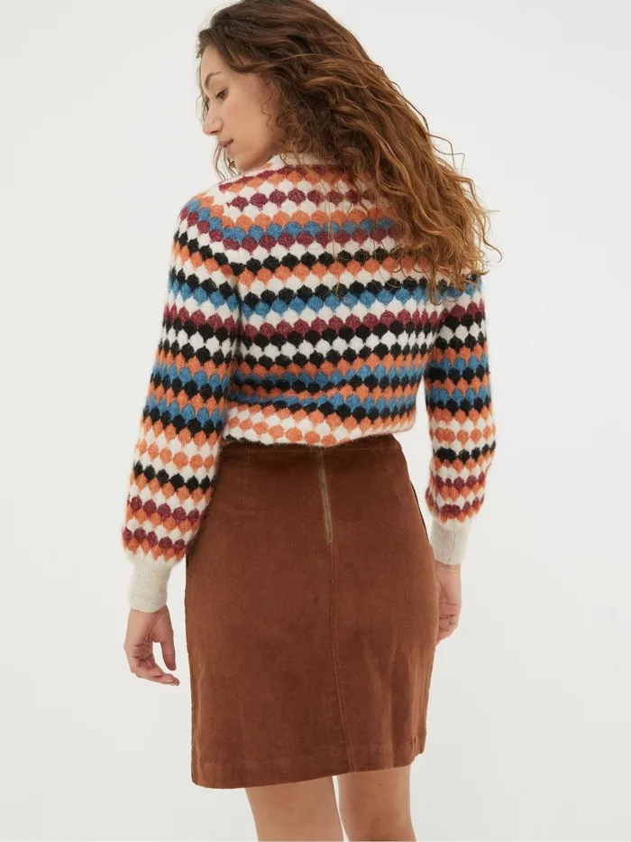 Fat Face Skirts Brown Eliza Cord Skirt 8211 Women