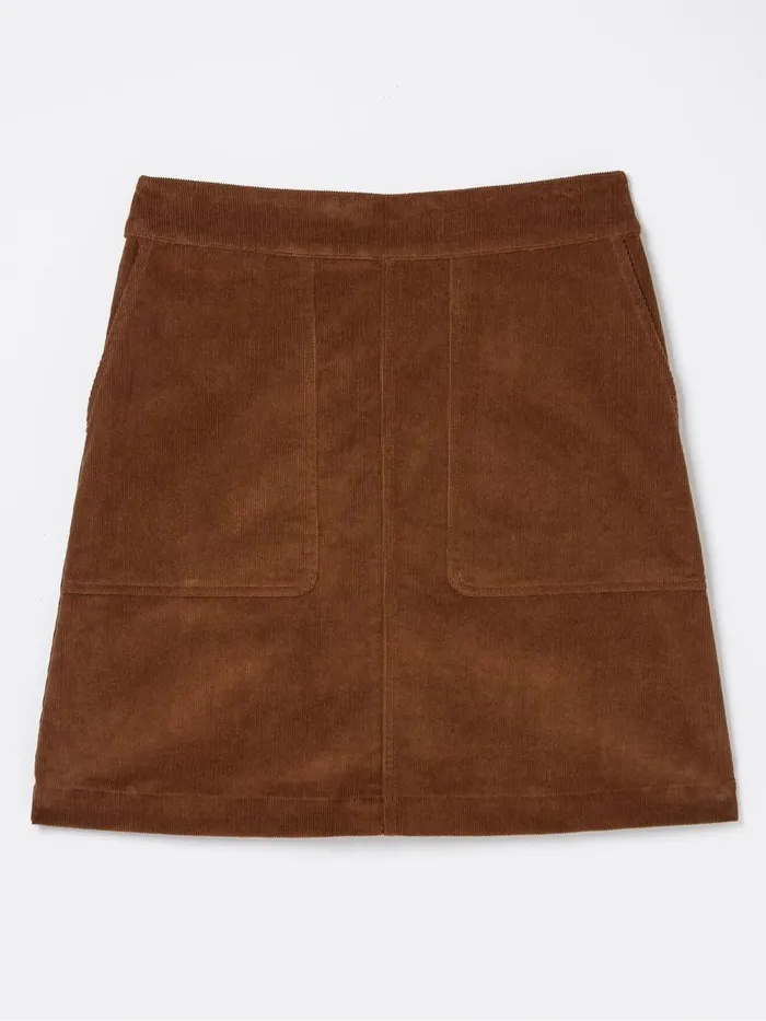 Fat Face Skirts Brown Eliza Cord Skirt 8211 Women