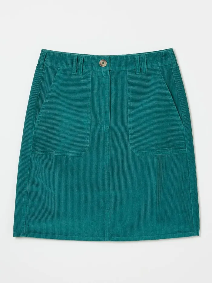 Fat Face Skirts Chesil Green Cord Skirt 8211 Women