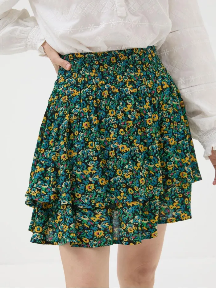 Fat Face Skirts Green Spring Floral Skirt 8211 Women