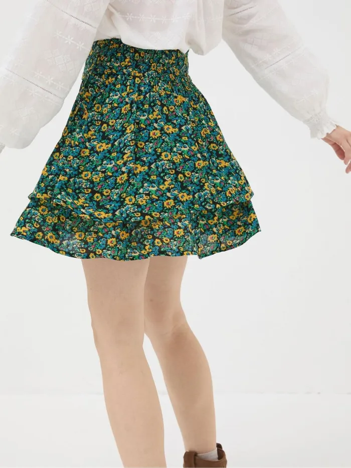 Fat Face Skirts Green Spring Floral Skirt 8211 Women
