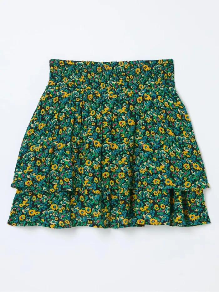 Fat Face Skirts Green Spring Floral Skirt 8211 Women