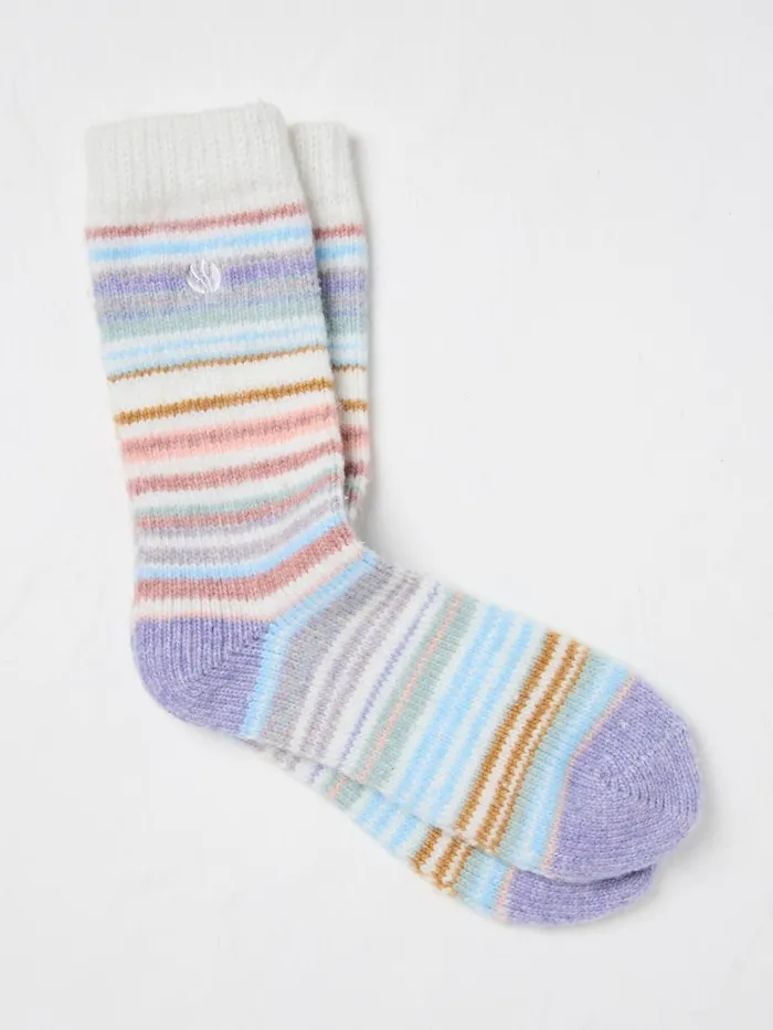 Fat Face Socks and Tights Multi Colour Stripe Supersoft Socks 8211 Women