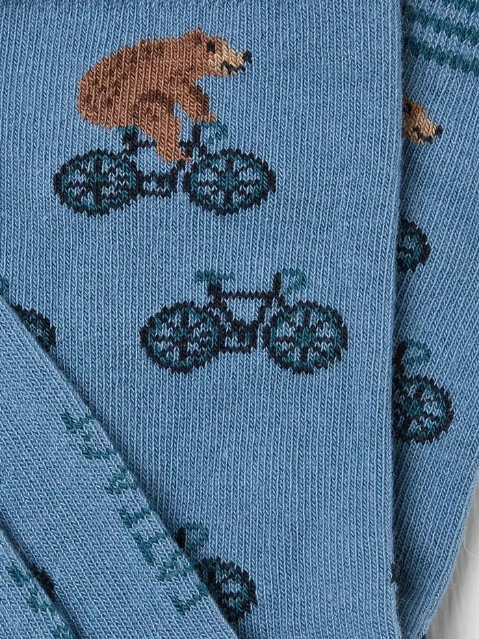 Fat Face Socks Blue Bear Socks 1 Pack 8211 Kids