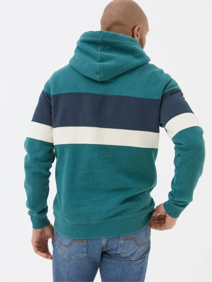 Fat Face Sweatshirts and Hoodies Brooke Green Overhead Hoodie 8211 Men