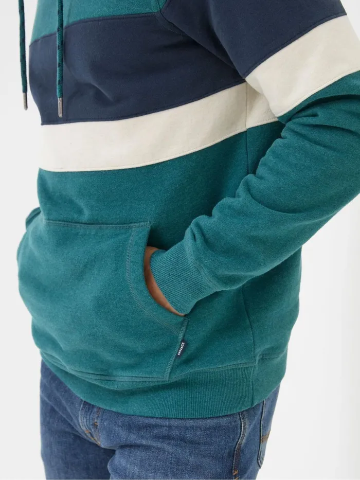 Fat Face Sweatshirts and Hoodies Brooke Green Overhead Hoodie 8211 Men