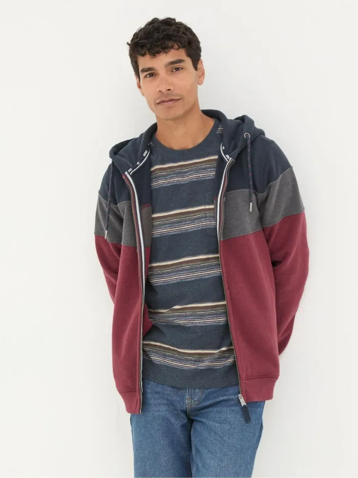 Fat Face Sweatshirts and Hoodies Brooke Plum Purple Zip Through Hoodie 8211 Men Fat Face Sweatshirts and Hoodies Brooke Plum Purple Zip Through Hoodie 8211 Men