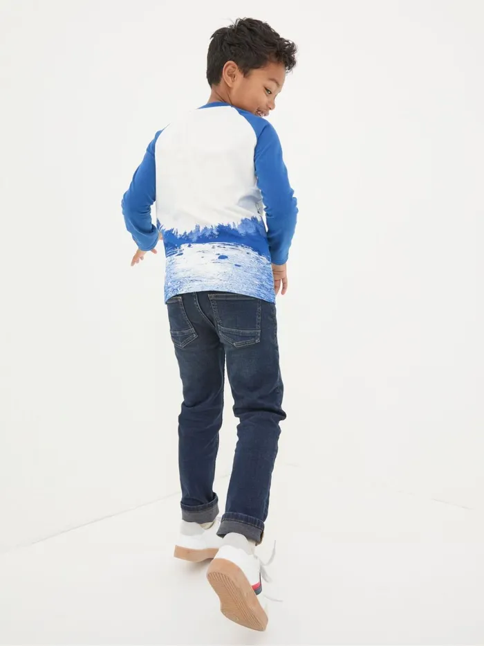 Fat Face TShirts and Polos Blue Explore Graphic T Shirt 8211 Kids