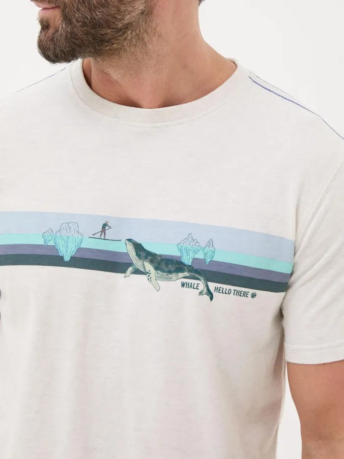 Fat Face TShirts Natural Whale Hello There TShirt 8211 Men Fat Face TShirts Natural Whale Hello There TShirt 8211 Men
