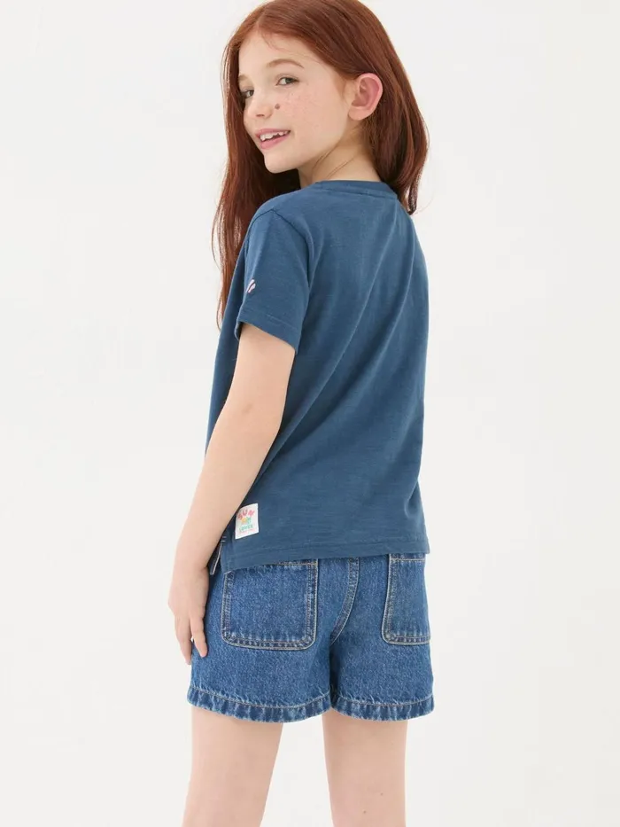 Fat Face Tops and TShirts Blue Star Fish Graphic TShirt 8211 Kids