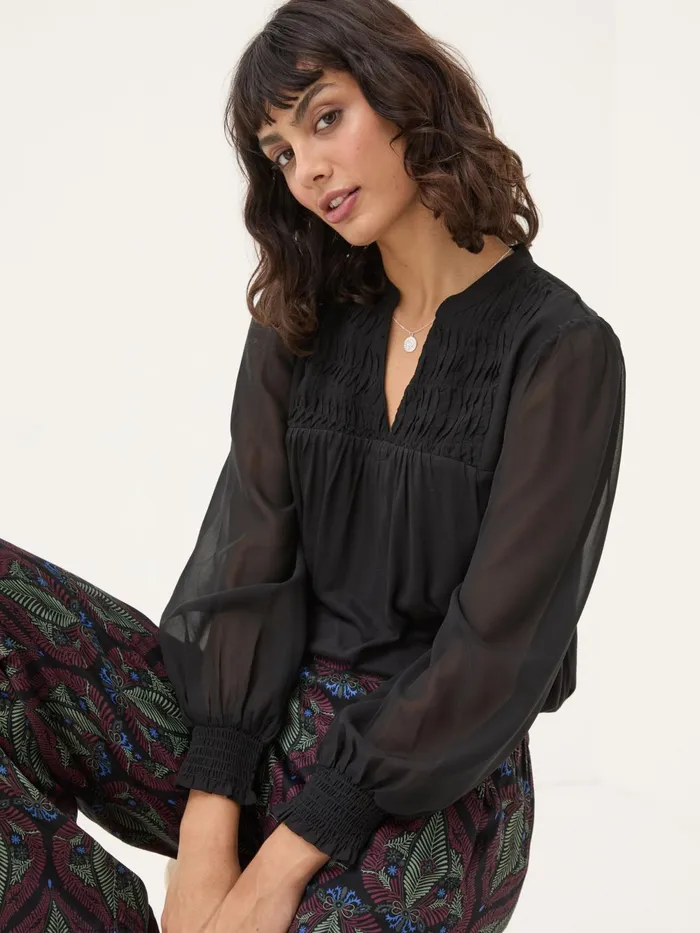 Fat Face Tops and TShirts Kim Black Tunic 8211 Women