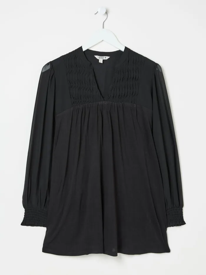 Fat Face Tops and TShirts Kim Black Tunic 8211 Women
