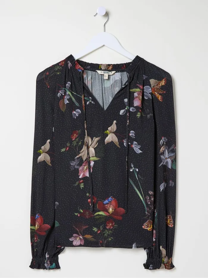 Fat Face Tops and TShirts Lily Multi Floral Top 8211 Women Fat Face Tops and TShirts Lily Multi Floral Top 8211 Women