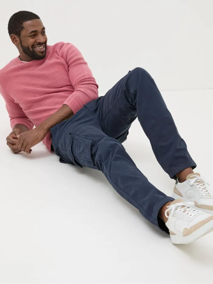 Fat Face Trousers and Chinos Breakyard Blue Cargo Trousers 8211 Men
