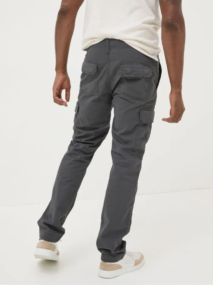 Fat Face Trousers and Chinos Corby Grey Straight Cargo Trousers 8211 Men
