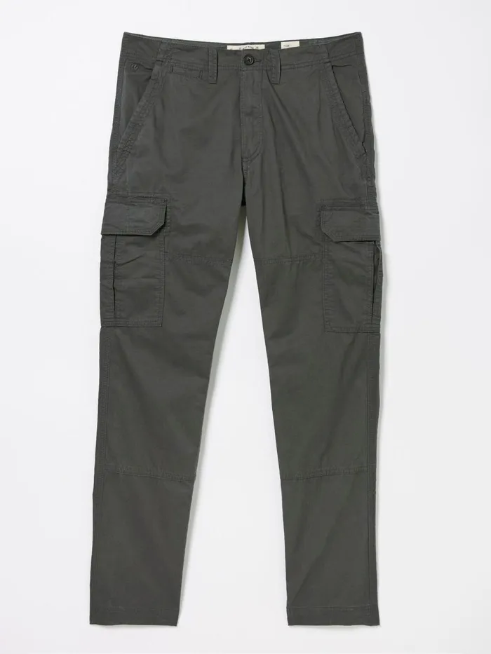 Fat Face Trousers and Chinos Corby Grey Straight Cargo Trousers 8211 Men