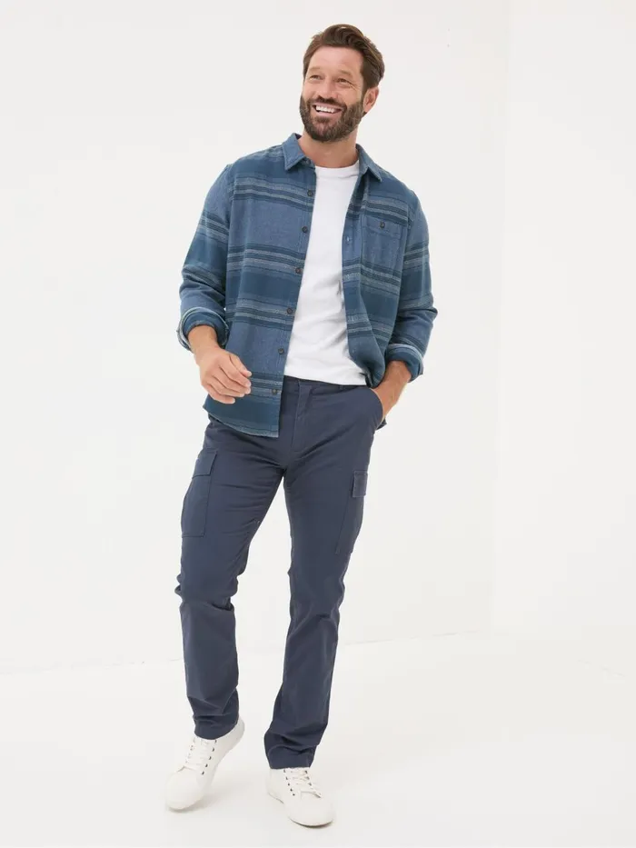 Fat Face Trousers and Chinos Mawes Blue Navy Cargo Trousers 8211 Men