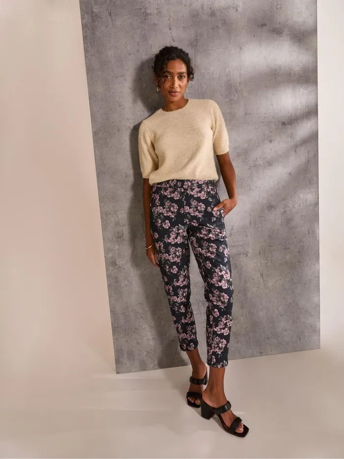 Fat Face Trousers and Leggings Isobel Blue Isobel Jacquard Trouser 8211 Women