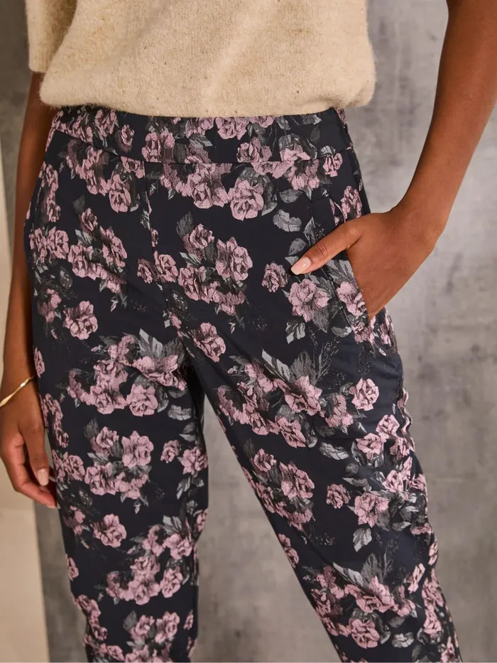 Fat Face Trousers and Leggings Isobel Blue Isobel Jacquard Trouser 8211 Women