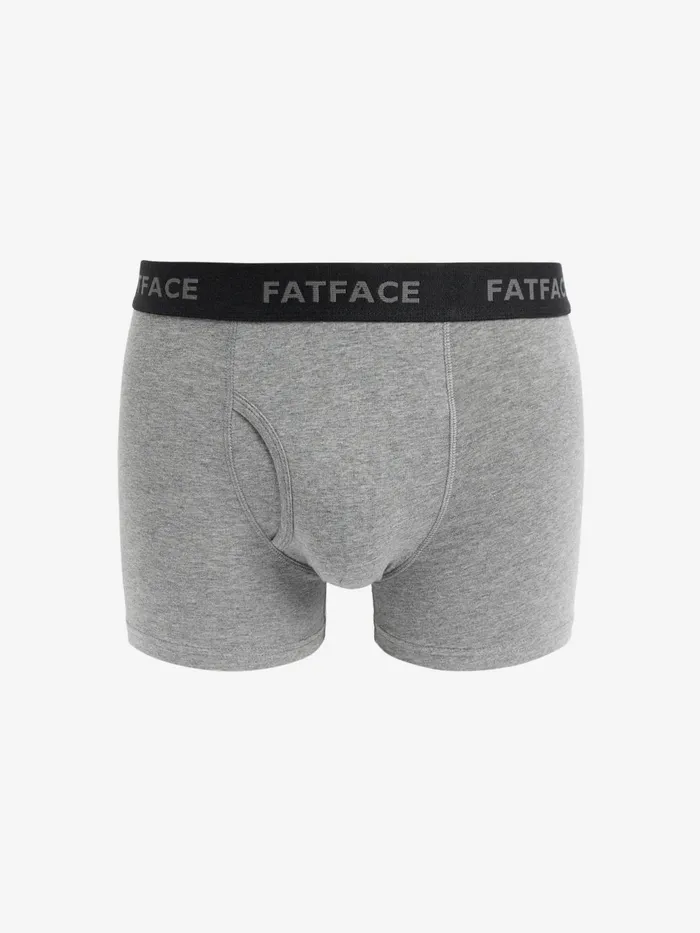 Fat Face Underwear Grey Stripe Classic Cotton Boxer 3 Pack 8211 Men