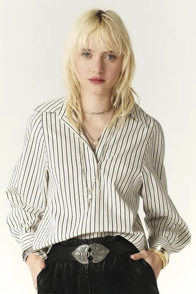 FeliciaRaglan Sleeve Shirt Clothing Baandsh Tops and Shirts