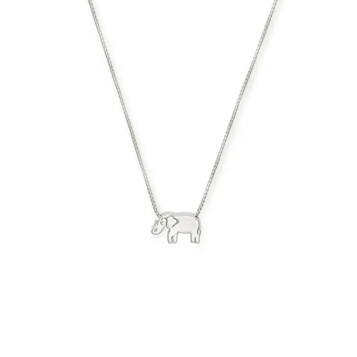Fine Jewelry Women Alex And Ani Elephant Necklace Sterling Silver