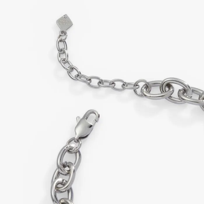 Fine Jewelry Women Alex And Ani Faith Trio Interchangeable Charm Bracelet Stainless Steel Silver