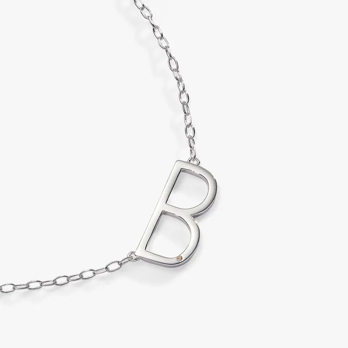 Fine Jewelry Women Alex And Ani Initial B Precious Elongated Necklace 14kt Gold Over 925 Sterling Silver