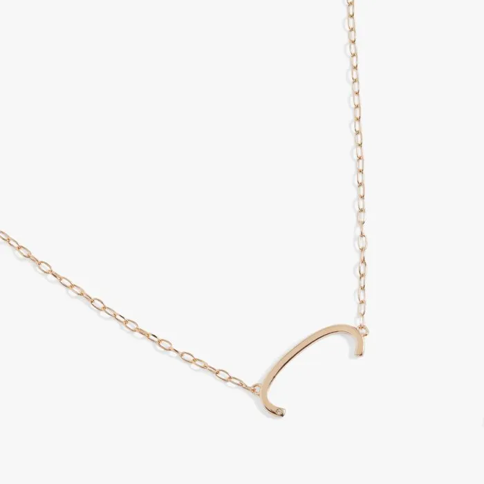 Fine Jewelry Women Alex And Ani Initial C Precious Elongated Necklace Sterling Silver