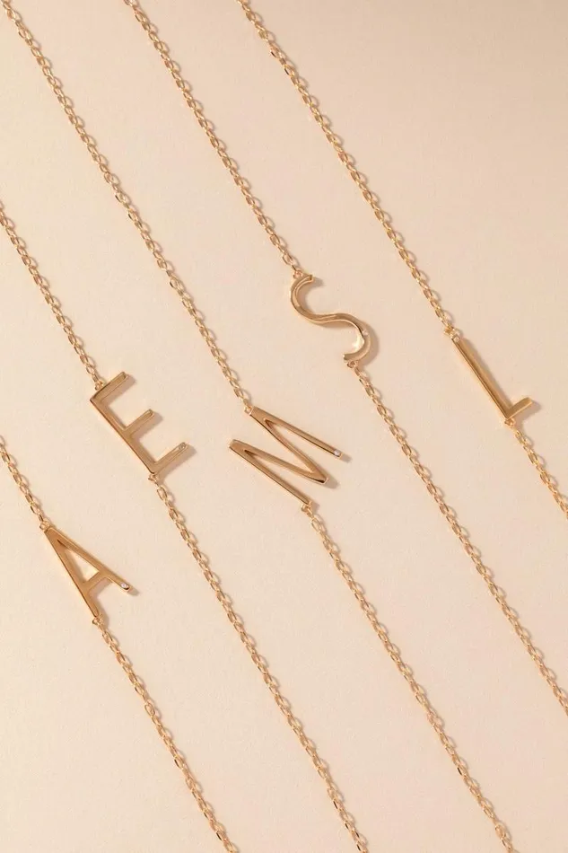 Fine Jewelry Women Alex And Ani Initial E Precious Elongated Necklace 14kt Gold Over 925 Sterling Silver