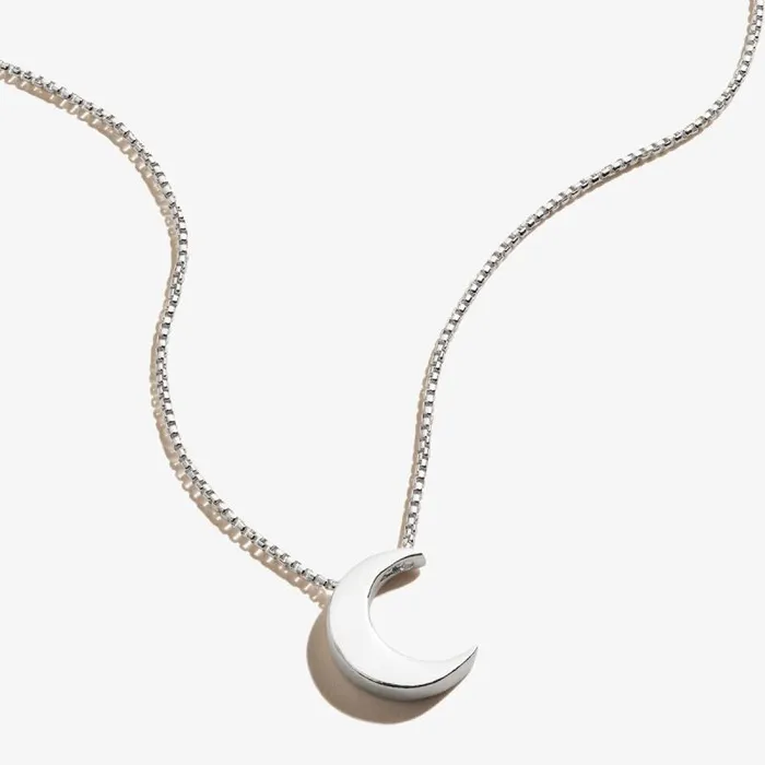 Fine Jewelry Women Alex And Ani Moon Necklace Sterling Silver