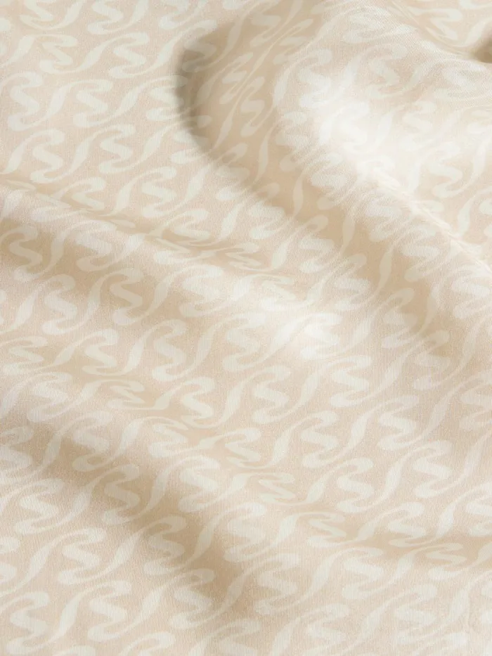 Fine Scarves WomenMen Holzweiler Fine Scarf Monogram Ecru Mix