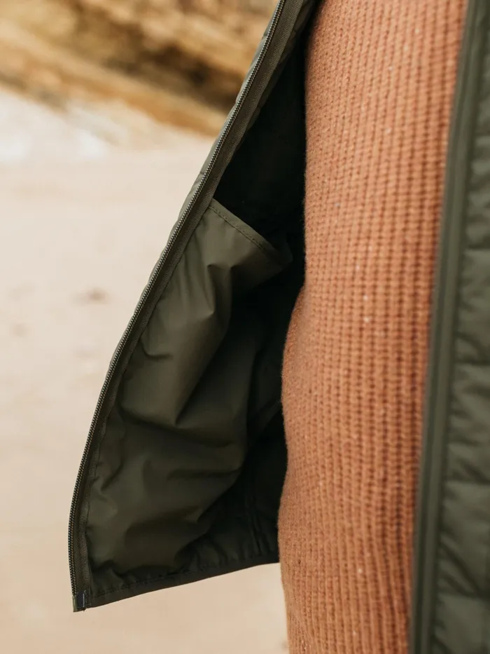 Finisterre Jackets and Coats Men Firecrest Hooded Jacket Olive