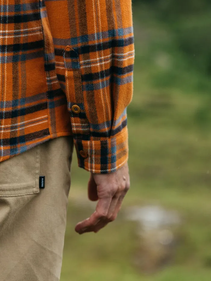 Finisterre Shirts Men Beardsmore Shirt Harvest Gold Check