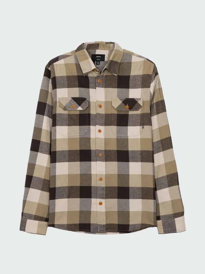 Finisterre Shirts Men Beardsmore Shirt Willow Green Check