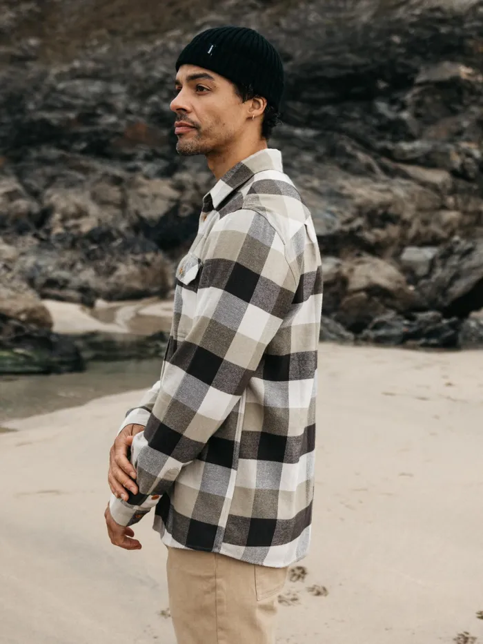 Finisterre Shirts Men Beardsmore Shirt Willow Green Check