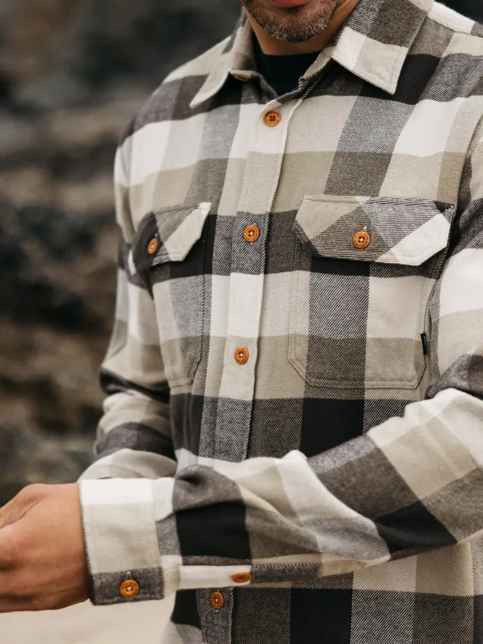 Finisterre Shirts Men Beardsmore Shirt Willow Green Check