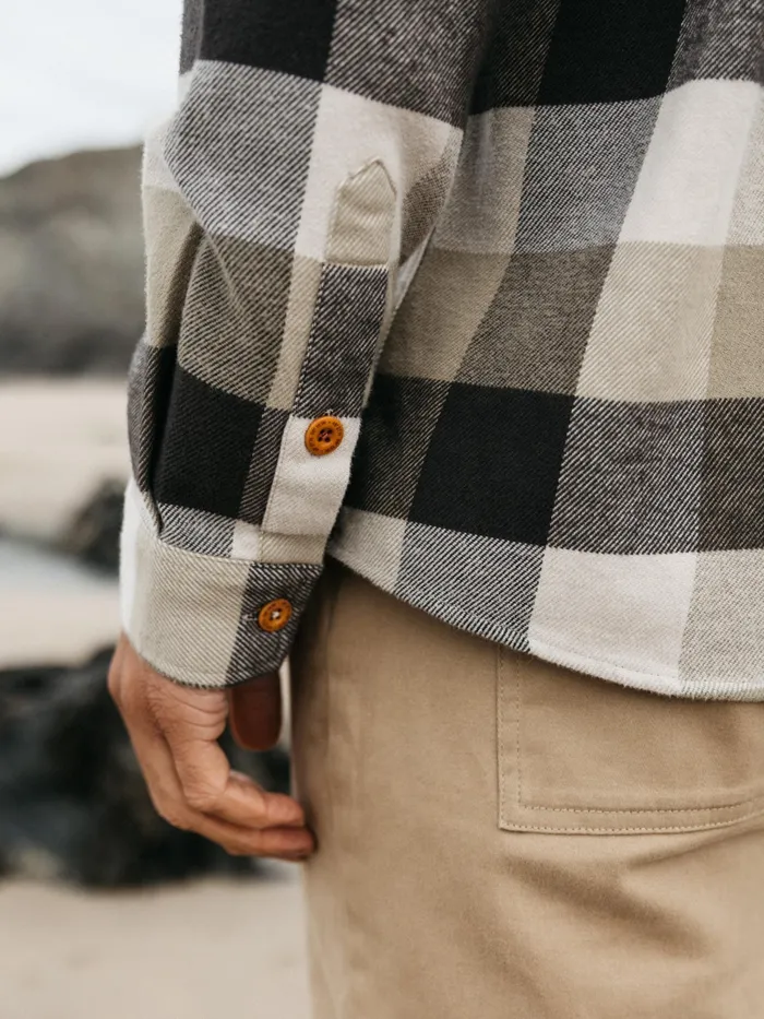 Finisterre Shirts Men Beardsmore Shirt Willow Green Check