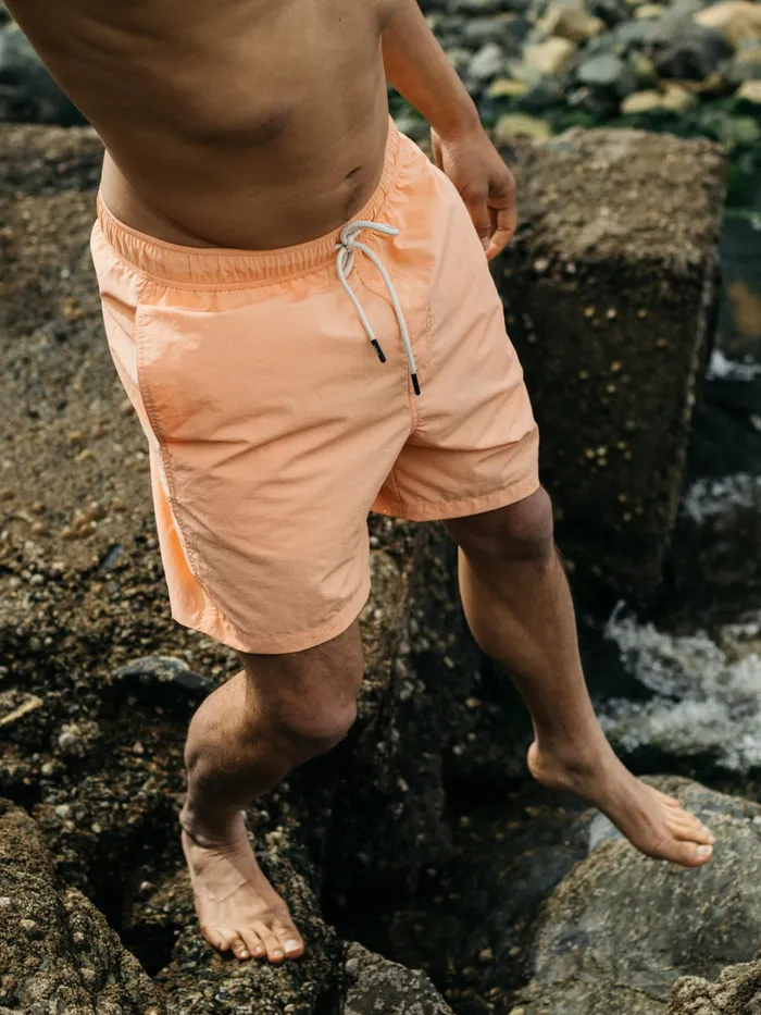 Finisterre Swim Shorts and Board Shorts Men Atlas Swim Shorts Reef Pink