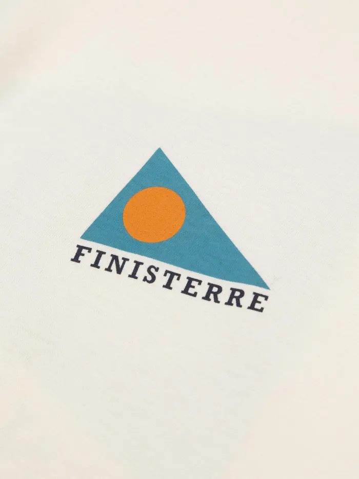 Finisterre TShirts Men Pendant TShirt Ecru