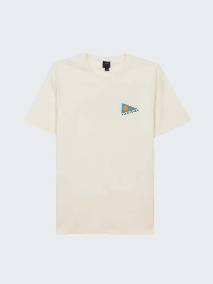 Finisterre TShirts Men Pendant TShirt Ecru