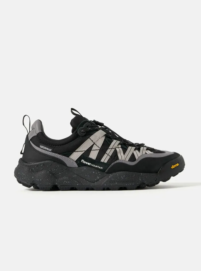 Flower Mountain Iwano Uni In AnthraciteAcciaio SuedeNylon Men Universal Works Footwear Flower Mountain Iwano Uni In AnthraciteAcciaio SuedeNylon Men Universal Works Footwear