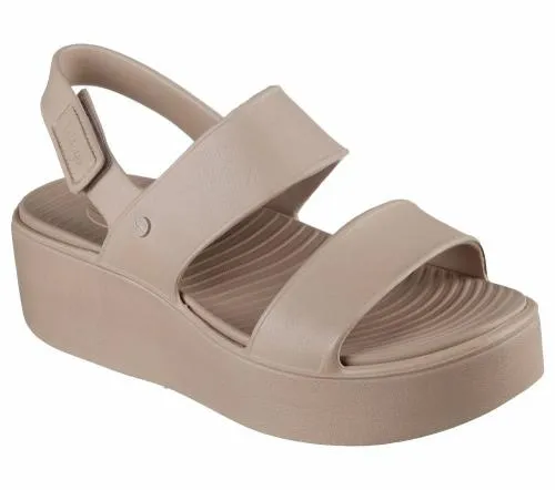 Foamies Arch Fit Upbeat 8211 Sunrise Taupe Women SKECHERS Wedges