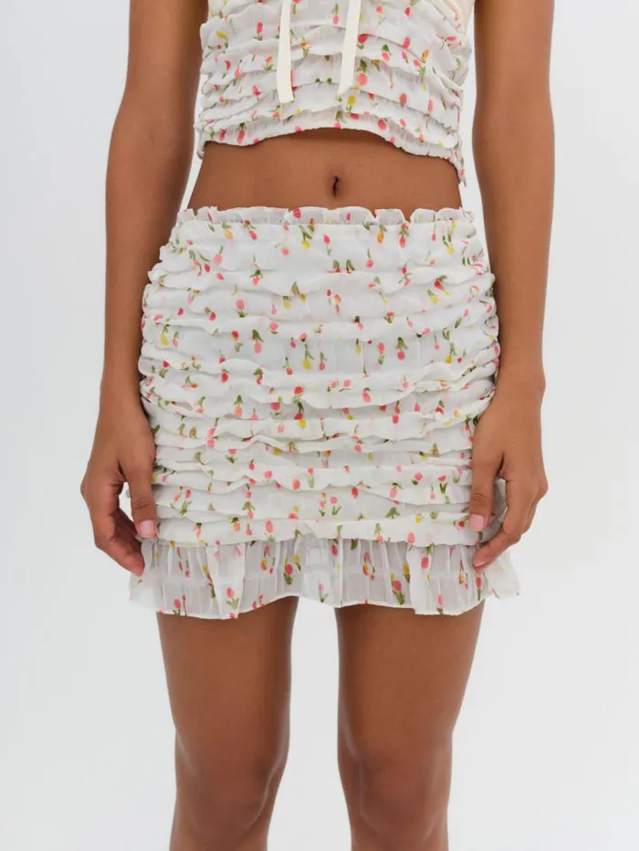 For Love and Lemons Bottoms Elodie Mini Skirt Multi 8211 Women