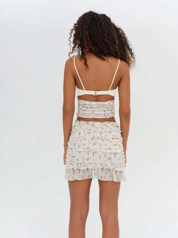 For Love and Lemons Bottoms Elodie Mini Skirt Multi 8211 Women