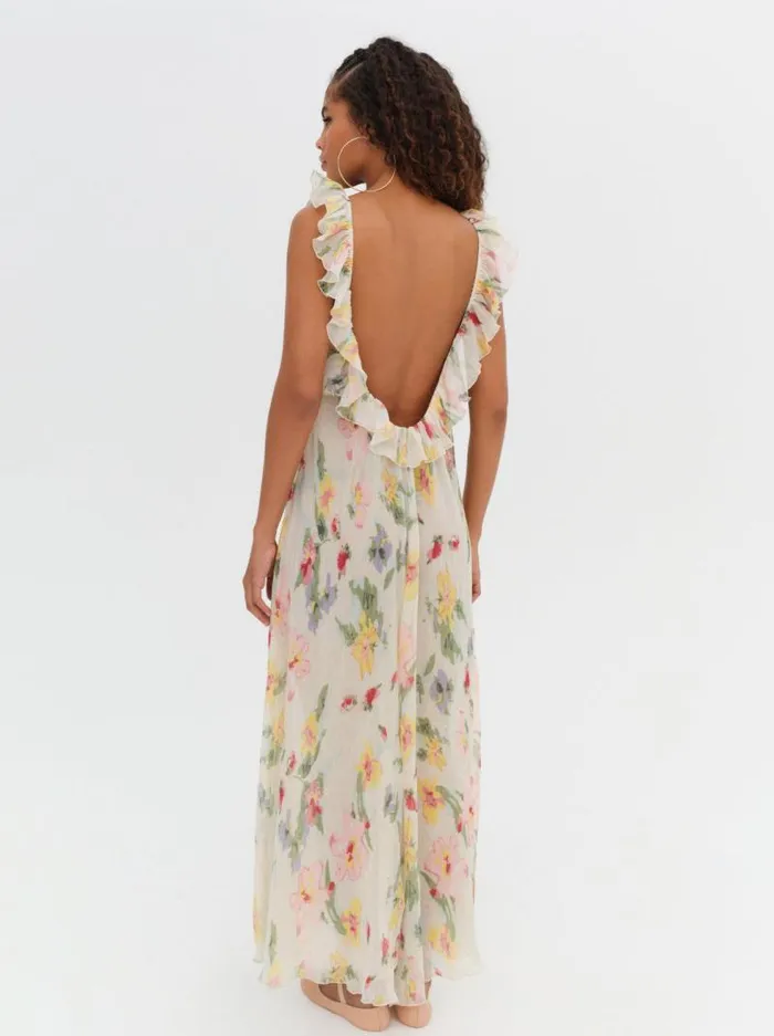 For Love and Lemons Dresses Abby Maxi Dress Multi 8211 Women