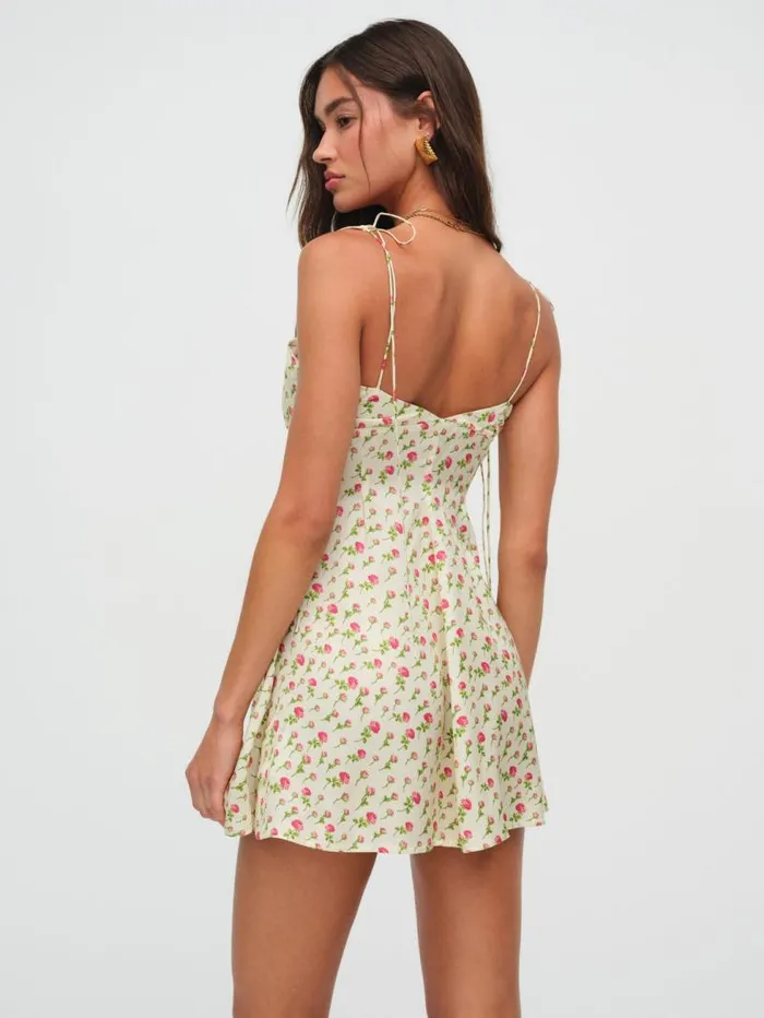 For Love and Lemons Dresses Adira Mini Dress Beige 8211 Women For Love and Lemons Dresses Adira Mini Dress Beige 8211 Women